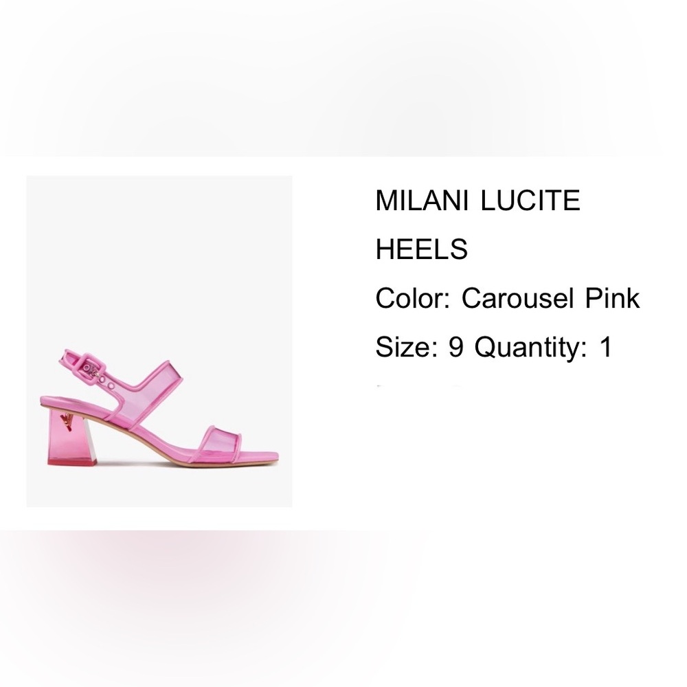 Kate Spade Carousel Pink Heels